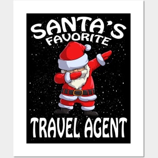 Santas Favorite Travel Agent Christmas Posters and Art